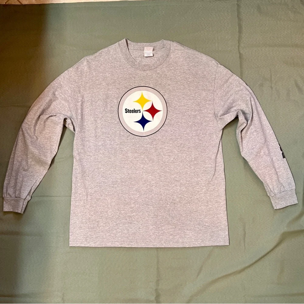 Pittsburgh Steelers Sports Illustrated Long Sleeve T-shirt Mens‎ Sz XL VTG EUC